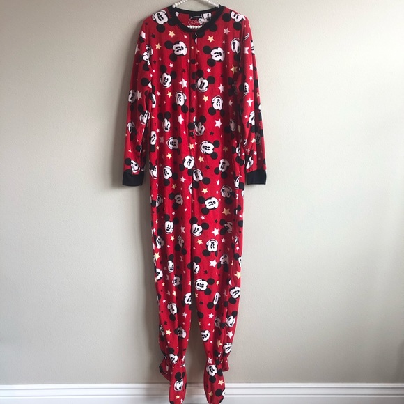 mickey mouse footie pajamas